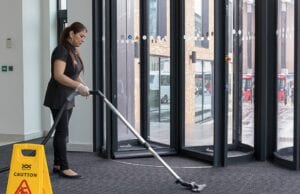 Vacuuming reception