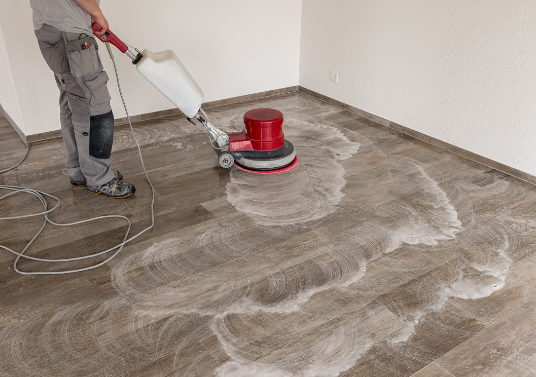 Hard floor deep cleaning